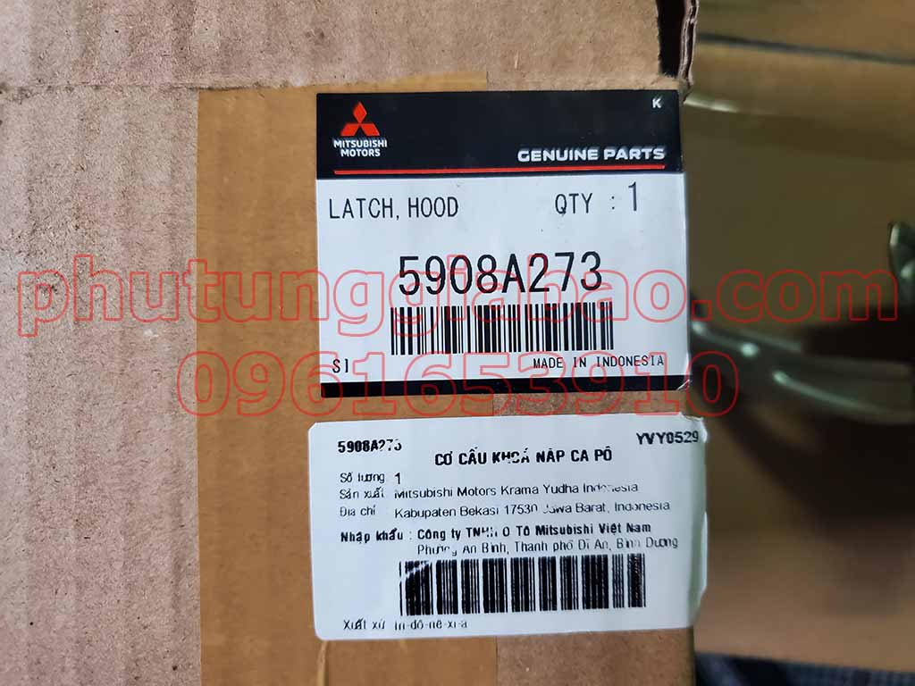 Ổ khóa ngậm capo Mitsubishi Xpander 5908A273