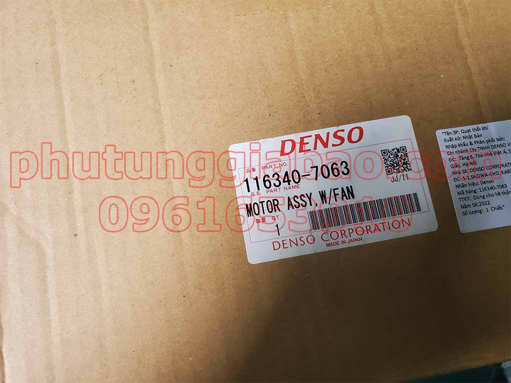 Quạt điều hòa Camry,Venza,Highlander,Avalon, Lexus,Land Cruiser Prado 116340-7063