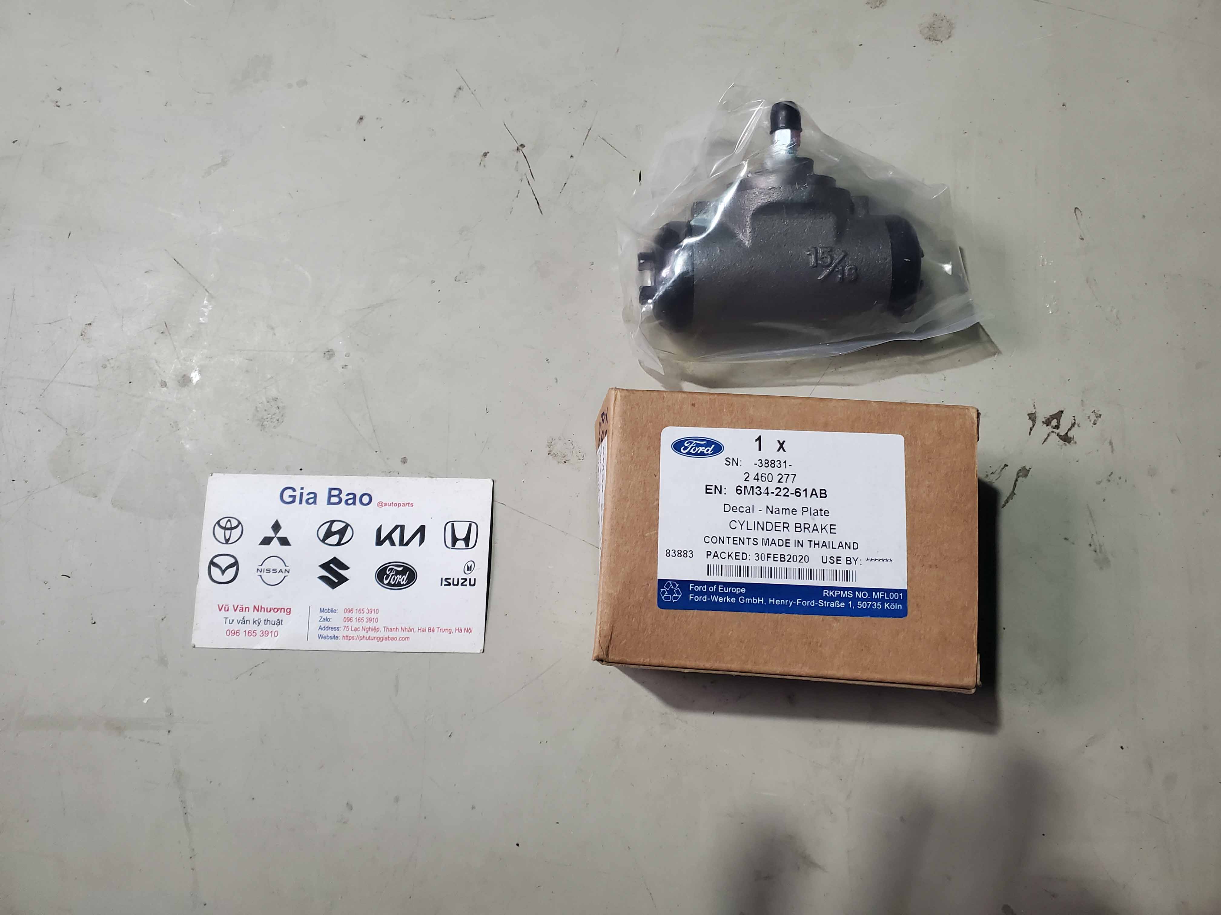 Xy lanh phanh sau xe Ford Ranger Everest 2.5 & 2.2 & 3.2