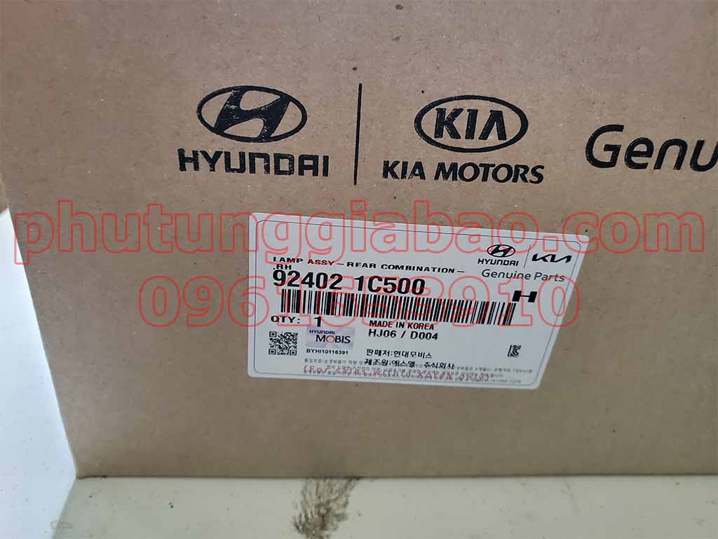 Đèn hậu trái Hyundai Getz 924011C500