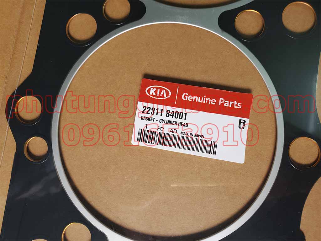 Gioăng mặt máy Hyundai HD270 HD370 D6CA  2231184001