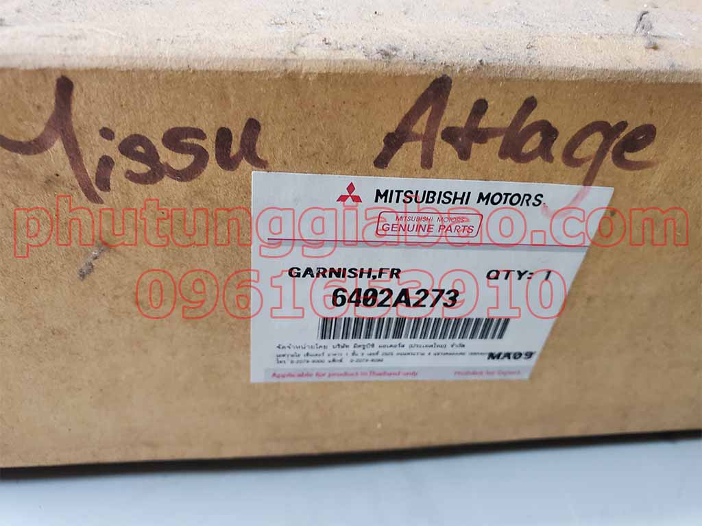 Ốp đèn gầm Mitsubishi Attrage 2015-2018 6402A273, 6402A274